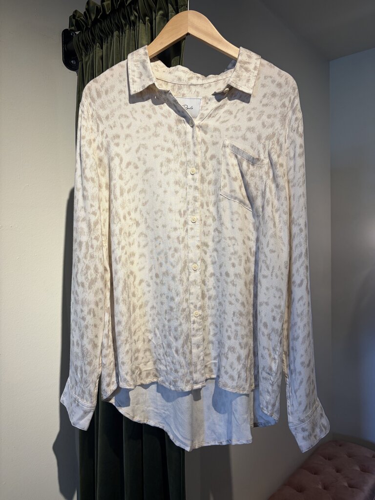 Animal Print Button Down