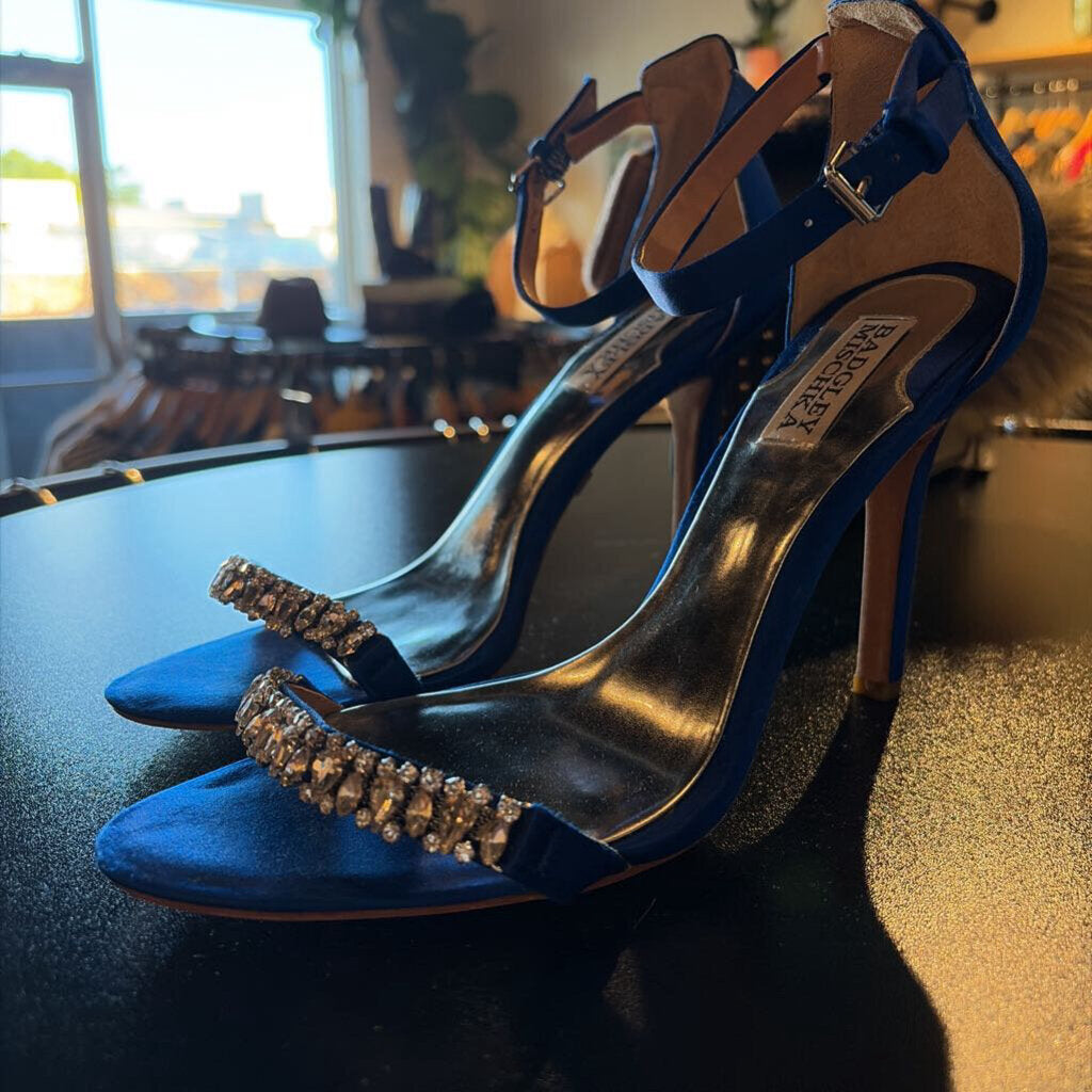 Crystal-Strap Heels