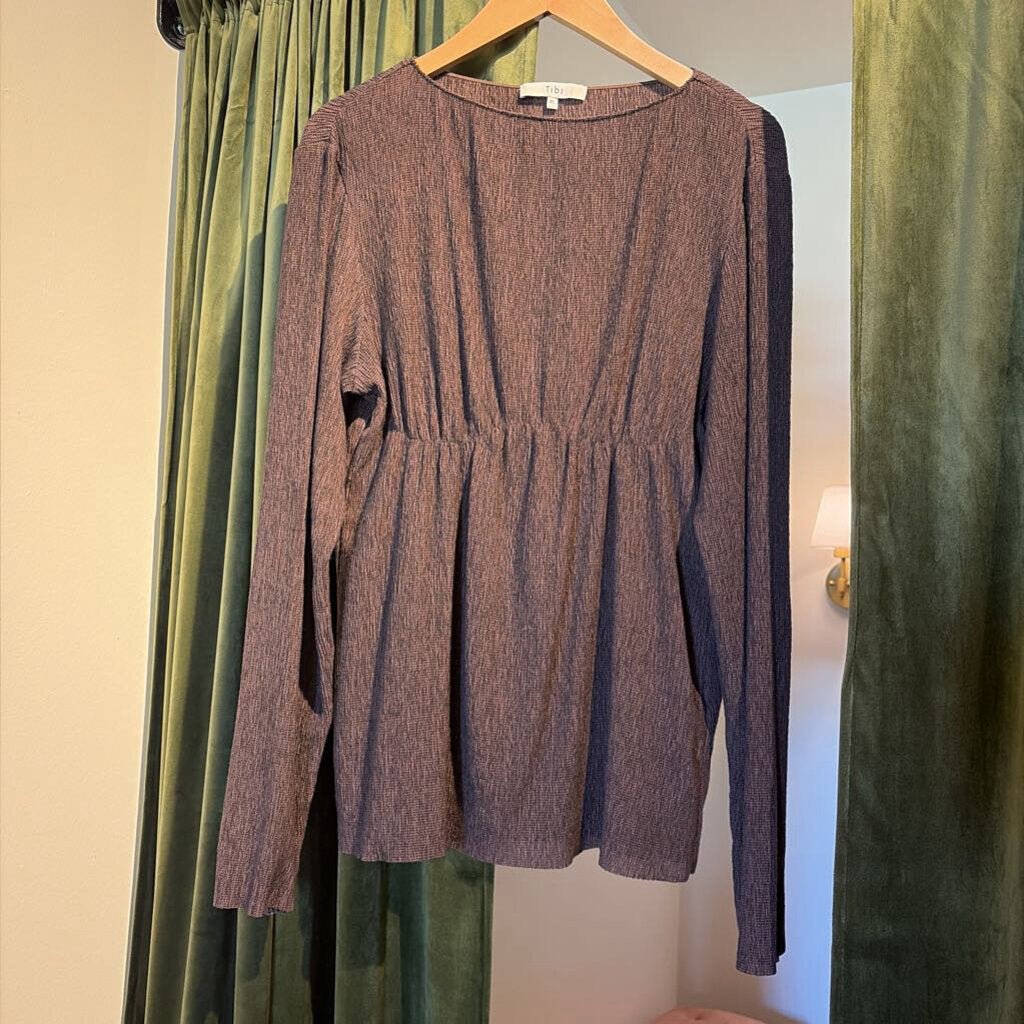 Sage Crinkle Lyocell Boatneck