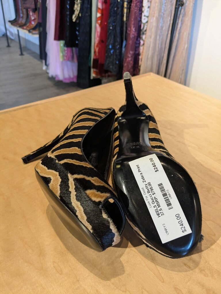 Betty Zebra Print