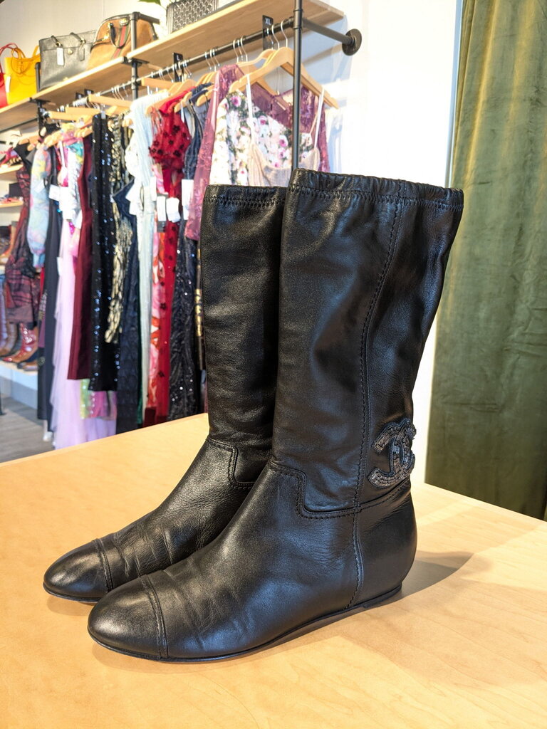 Vintage Leather Beaded