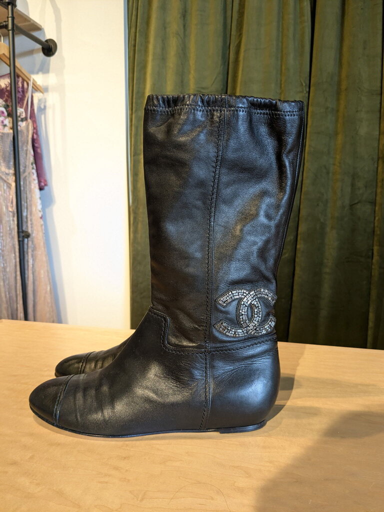 Vintage Leather Beaded