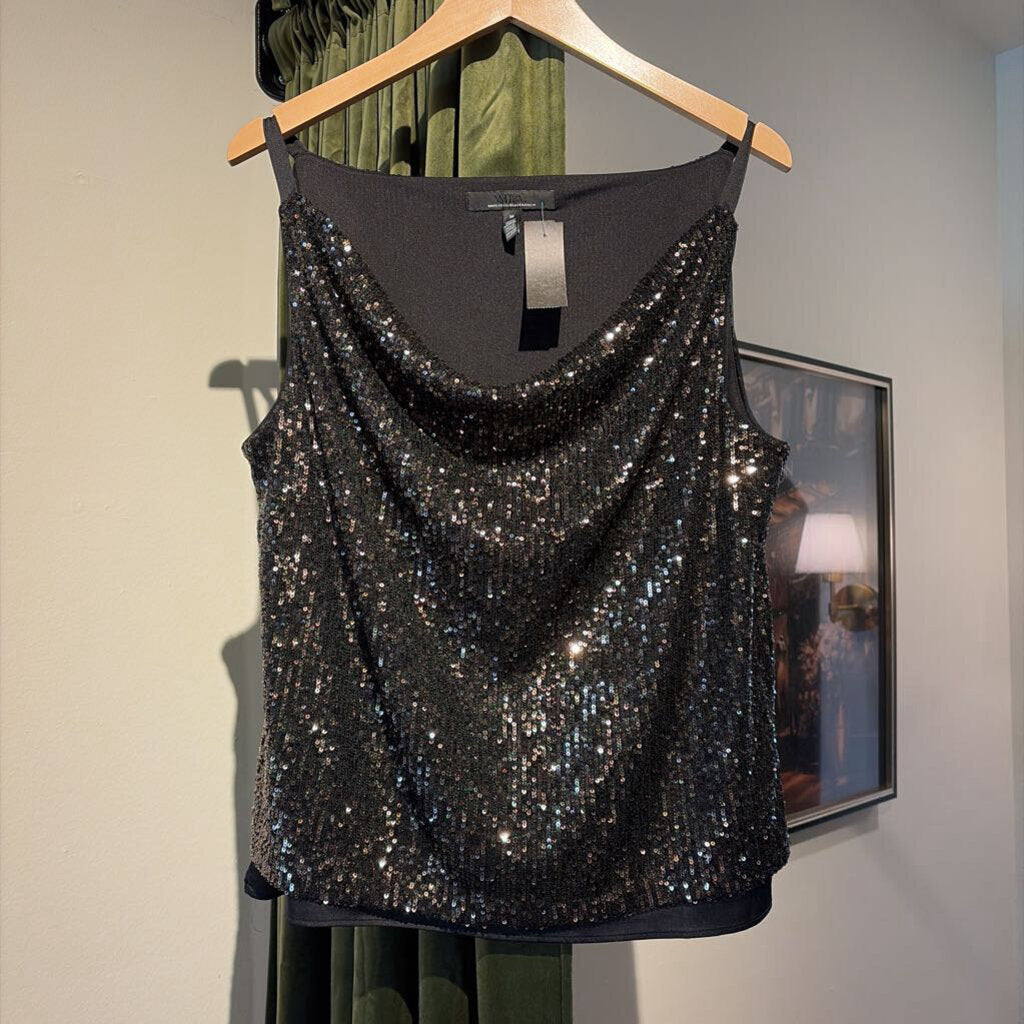 Cowl Neck Sequin