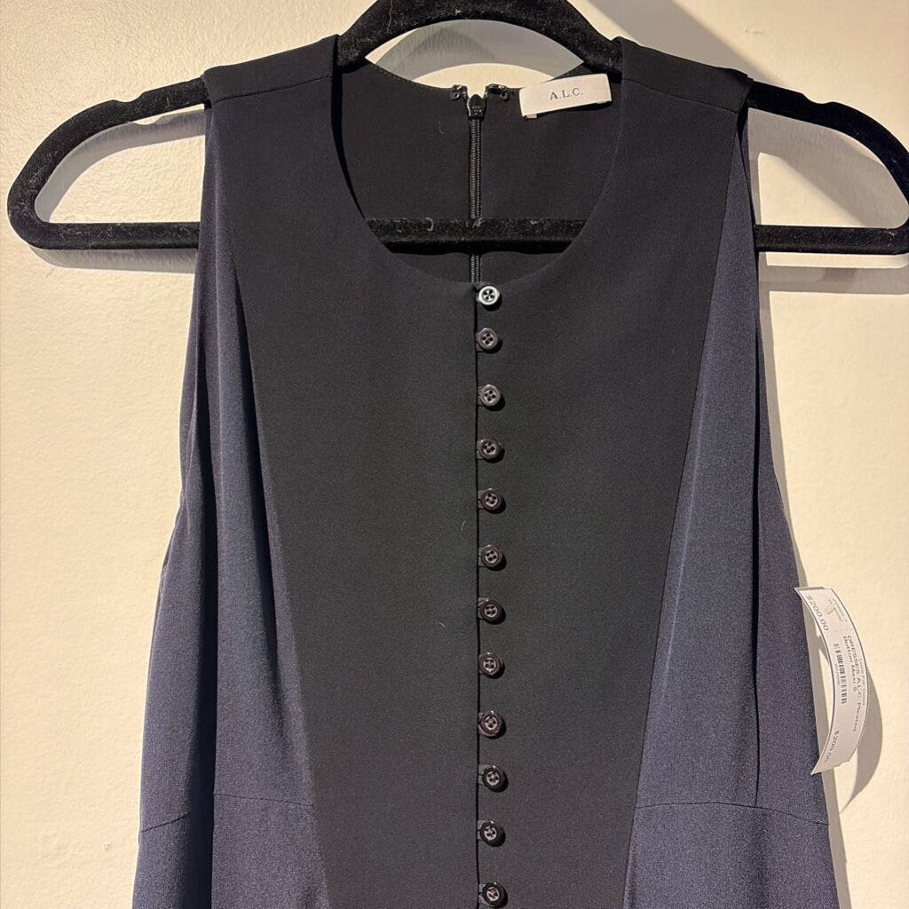 Pleated Button Maxi