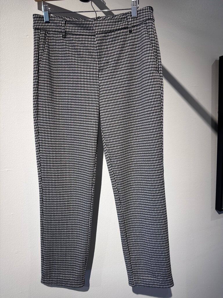 Houndstooth Knit Trousers